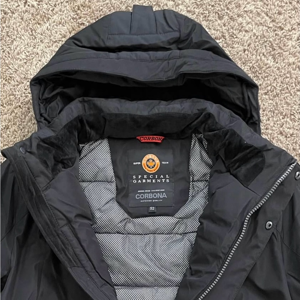 NEW MEN’S LARGE CORBONA ARCTIC ULTRA WARM LONG PADDED LINED COAT - Picture 6 of 12